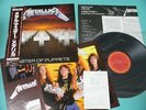 METALLICA LP Master Of Puppets w/Pin-up, Outer Shrink Japan 28AP-3169 Mint Vinyl