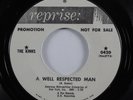 Rock 45 KINKS A Well Respected Man REPRISE promo HEAR