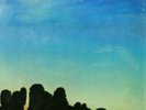 4 EAGLES albums vinyl -- Desperado, On the Border, One of these Nights