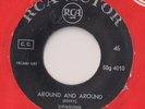 DRAGONS -CHUCK BERRY -ANIMALS -ROLLING STONES AROUND AND AROUND RAREST GREEK 45