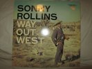 SONNY ROLLINS WAY OUT WEST ORIGINAL CONTEMPORARY STEREO ORIGANAL NM