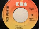 BRUCE SPRINGTEEN - Cover me / Im On Fire - RARE COSTA RICA 45 PROMO