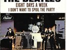 THE BEATLES Eight Days A Week on Capitol west coast sleeve thumb tab rock 45