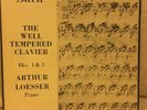 J. S. Bach - The Well-Tempered Clavier Bks. 1 & 2 - Arthur Loesser, piano (M-)