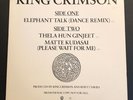 King Crimson - Elephant Talk - NM PROMO EP 1981