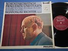 Richter Shostakovich Preludes Fugues Dutch Ed1 Philips Hifi Stereo 835 204 AY NM