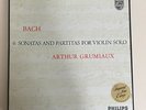 ARTHUR GRUMIAUX-6 SONATAS & PARTITAS 4 VIOLIN SOLO-PHILIPS 835198,199,200(DUTCH)