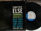 Cannonball Adderley - Somethin' Else LP - Blue Note Mono NY RVG Ear
