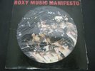 Vinyl Record Album Picture Disc MANIFESTO ROXY MUSIC