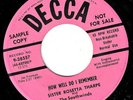 SISTER ROSETTA THARPE HOW WELL DO I REMEMBER DECCA GOSPEL PROMO 45 9-28557 VG+