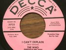 THE WHO I Can't Explain / Bald Headed Woman DECCA 31725 ROCK N ROLL Promo 45