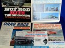 Hot Rod/Drag Race sound Effects/Hotrodders Choice/Hey Little Cobra LP records