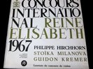 QUEEN ELISABETH COMPETITION VIOLIN 1967 MILANOVA KREMER HIRCHHORN RARE 3 LP BOX
