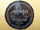 CELLOS - Rang Tang Ding Dong / You Took My Love 78 rpm disc (A+)