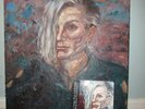 Bryan Gregory of The Cramps, Painted portrait, used for the Bryan Gregory book
