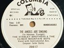 78 rpm Stanley Brothers-The Angels Are Singing Columbia 20617 promo N- Bluegrass
