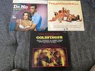 James Bond 007 John Barry [3 LP Vinyl] Goldfinger + Thunderball + Dr.No