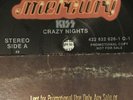 Kiss Crazy Nights Promo Lp w Hype Sticker Original Vinyl & Sleeve Stanley Carr