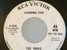Garage Psych PROMO 45 Liverpool Five The Snake on RCA HEAR