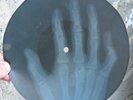 MONKEES - STEPPIN' STONE - UNIQUE USSR GEORGIAN X-RAY ROENTGEN HAND BONES RECORD