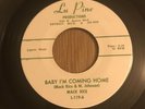 MACK RICE Baby I'm Coming Home LU PINE 45, R&B, SOUL ORIG VINYL