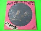 THE SEX PISTOLS - NEVER MIND THE BOLLOCKS PICTURE DISC LP (ORIG)   PUNK / 77