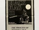Black Flag Process Of Weeding Out Promo Poster Raymond Pettibon Punk Flyer