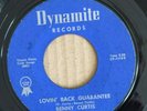 Rare Northern Soul BENNY CURTIS Lovin' Back Guarantee on Dynamite VG+ WOL