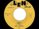 PHILLY DOO-WOP 2-SIDED MONSTER-HERB JOHNSON-LEN-1007-GUILTY/HAVE YOU HEARD