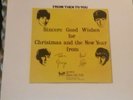beatles very rare from then to you yellow vinyl recotd lp ep Christmas b-xmas-a