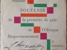 JOHNNY HALLYDAY MADAME SOUVENIR . 21SEPTEMBRE 1961 .