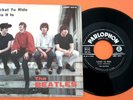 THE BEATLES (45 RPM - ITALY) QMSP 16378 - TICKET TO RIDE  (TOP-RARE BLACK LABEL)