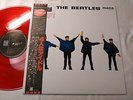 THE BEATLES HELP JAPAN ORIGINAL 1982  UK CUTTING LIMITED MONO RED COLOR W/OBI