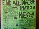 NEOS : END ALL DISCRIMINIATION ep IMPOSSIBLE ORIGINAL Speedy HC from Canada kbd