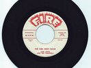 DOO WOP 45 EARL LEWIS & THE CHANNELS THE GIRL NEXT DOOR  ON FIRE  VG+ ORIGINAL