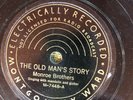 Mont Ward 7448 Monroe Brothers THE OLD MAN'S STORY  country 78 rpm E- 1936