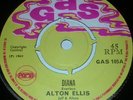 ALTON ELLIS Diana / English Talk 1969 UK 45 GAS 1st Press   GAS 105
