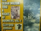 Cedar Walton Trio-A Night At Boomers V.1-Clifford Jordan-Rare Jazz LP-Muse-NMint