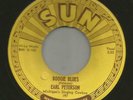 ROCKABILLY - EARL PETERSON -  BOOGIE BLUES -  PUSHMARKS --HEAR 1954 SUN 197