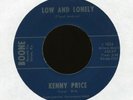 KENNY PRICE Low and Lonely on Boone Rockabilly 45 VG++ Hear