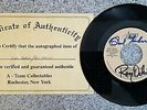 ROY ORBISON CARL PERKINS SIGNED SINGLE BIRTH OF ROCK & ROLL & ROCK & ROLL V RARE