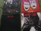 4 MOTLEY CRUE LPS. Theatre of pain, girls girls girls,shout at the devil,To Fast