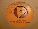 LITTLE RICHARD & HIS BAND JENNY JENNY  LONDON TRI MSC 1742 ONE SIDED DEMO EX