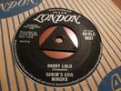 GANIM'S ASIA MINORS DADDY LOLO / HALVAH  1958 LONDON TRI 45-HLE 8637 EXCELLENT