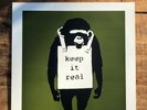 Banksy DJ DM Keep It Real / Laugh Now 12in Vinyl Art Limited #0236/1000 Green