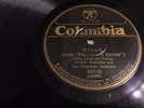Ethel Waters Sweet Man - Dinah Plantation Revue Columbia Records 78
