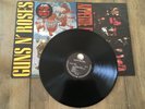 GUNS N ROSES APPETITE GEFFEN STICKERED BANNED SLEEVE LYRIC INSERT VINYL ALBUM LP