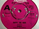 GENESIS   HAPPY THE MAN ** 1972 Pink Scroll CHARISMA 45 DEMO