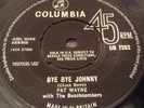 pat wayne with the beachcombers,bye bye Johnny,strictly for the birds.7 inch