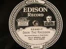EDISON 52448 BILLY MURRAY Doin' The Raccoon / Ho-Ho-Ho-Hogan    -B Both